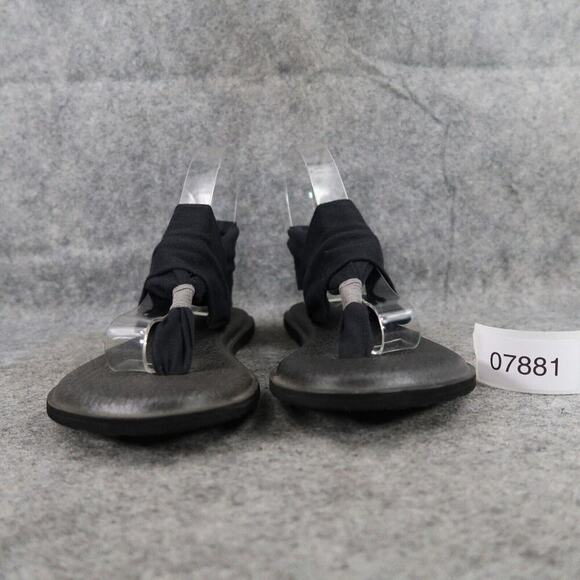 Sanuk Shoes Womens 7 Sandal Yoga Sling Comfort Active Flats Active Black Pull On - Picture 3 of 14